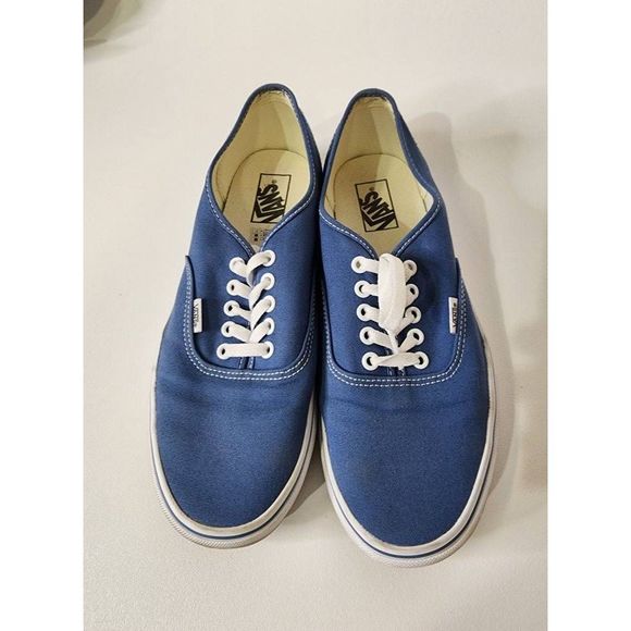 Mens Size 11 Vans Authentic Navy skateboard shoe excellent condition - Picture 7 of 7